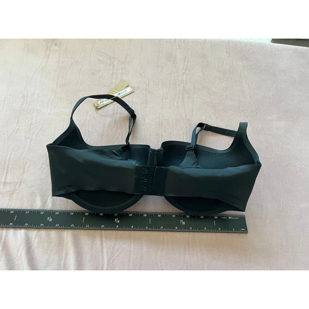 SKIMS BALCONETTE PUSH-UP BRA - 34DD - Onyx Black- New with Tags- padded Bra - Picture 8 of 12